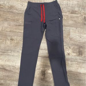 Fig scrub pants. Style: Yola. Size: medium tall. Color: Charcoal.
